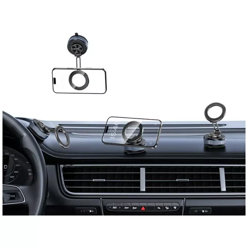 Phone holder USAMS ZJ084 magnetic tarnish — magnetic car/desk mount for smartphones