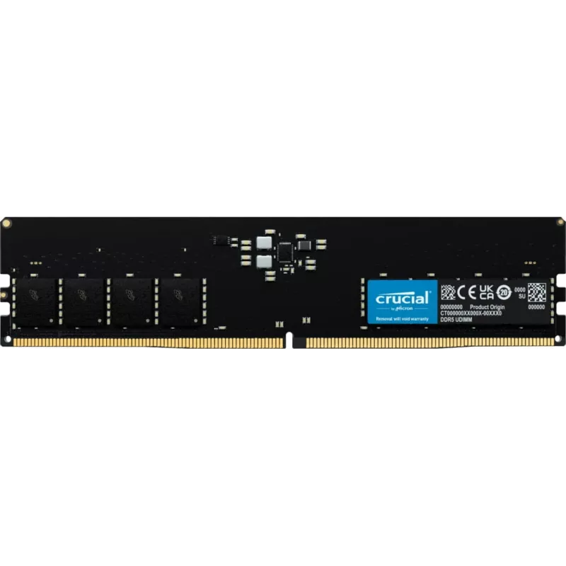 Crucial - DDR5 - Module - 16 GB - DIMM 288-PIN - 5600 MHz / PC5-44800 CL46 1.1 V unbuffered
