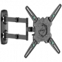 ONKRON Swivel and tilt mount for 32‘-65’ TVs, max. 41 kg, with rotation, black M4R