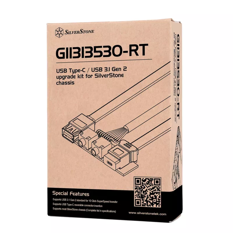 Upgrade kit SILVERSTONE SST-G11313530-RT — front panel USB Type-C (USB 3.1 Gen 2)