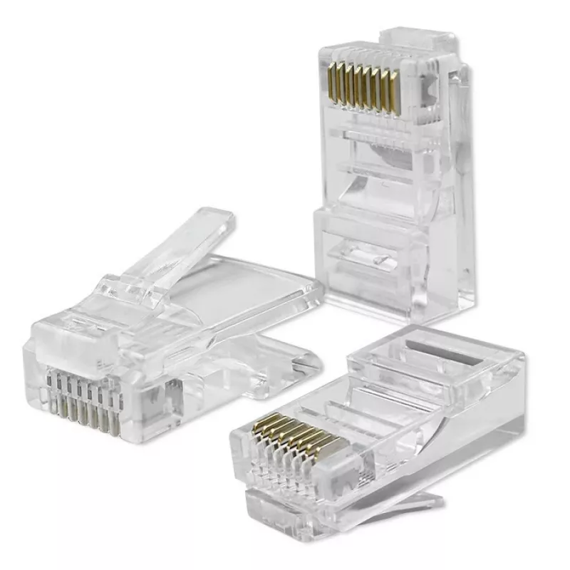 RJ45 connector plug QOLTEC CAT5e UTP, pack of 100