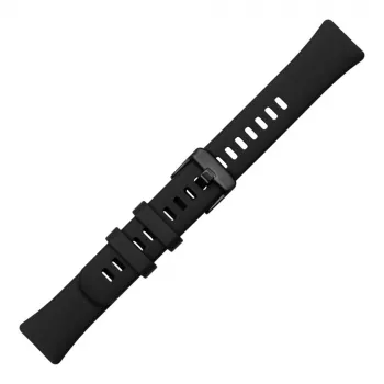 Silicone strap FIXED for Huawei Band 8/9/10 — Black, replaceable skin‑friendly strap