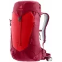 Daypack DEUTER AC Lite 16 cherry-masala — 16 L lightweight ventilated backpack