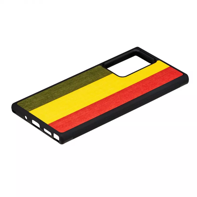 Phone case Man and Wood for Samsung Galaxy Note 20 Ultra, reggae black
