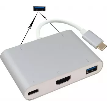 Docking station helos 288389 USB 3.1 Type-C with 4K HDMI output
