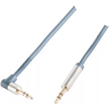 Audio Cable 3.5mm ShiverPeaks SP-PROFESSIONAL 5m Blue Chrome