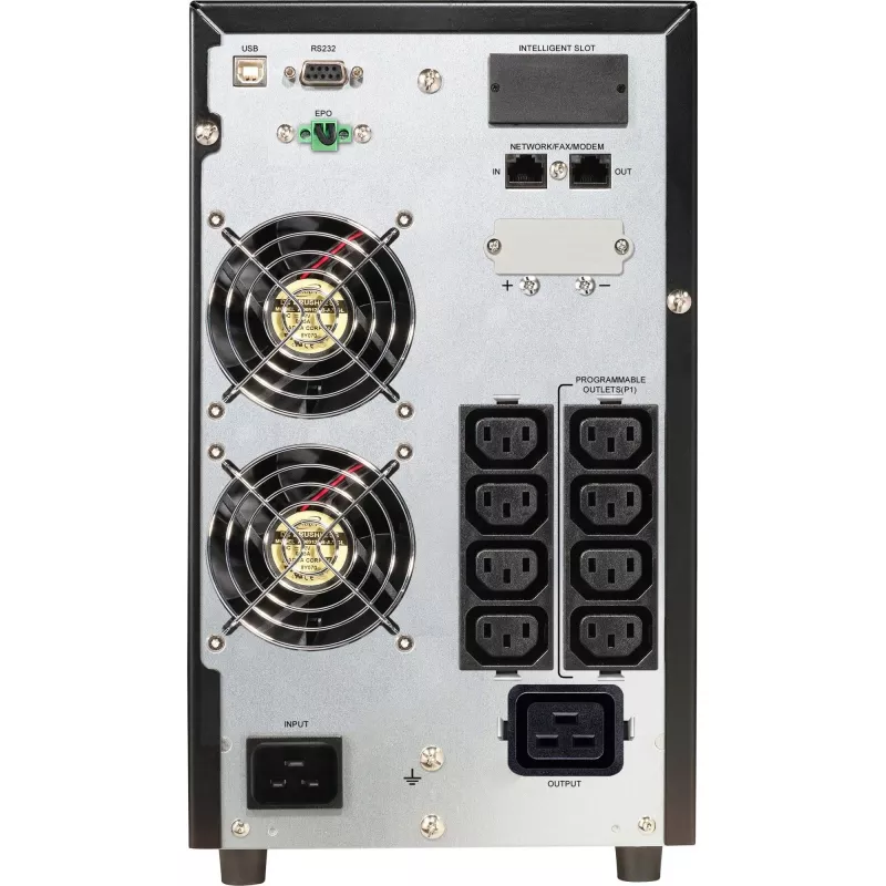 PowerWalker VFI 3000 CG PF1 Double-conversion (Online) 3 kVA 3000 W 9 AC outlet(s)