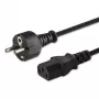 Power cable SAVIO CL-138 — IEC C13 to Type E, 1.8 m, black