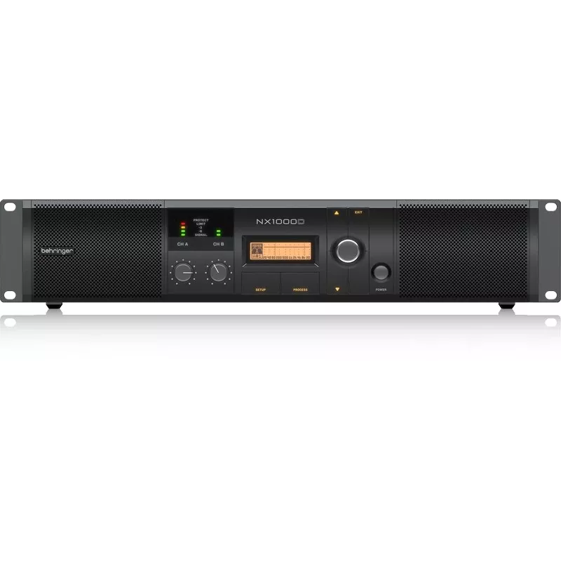 Behringer NX1000D audio amplifier Performance/stage Black