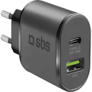 SBS TETRPD25W Charger for Mobile Devices Black Indoor (TETRPD25W)