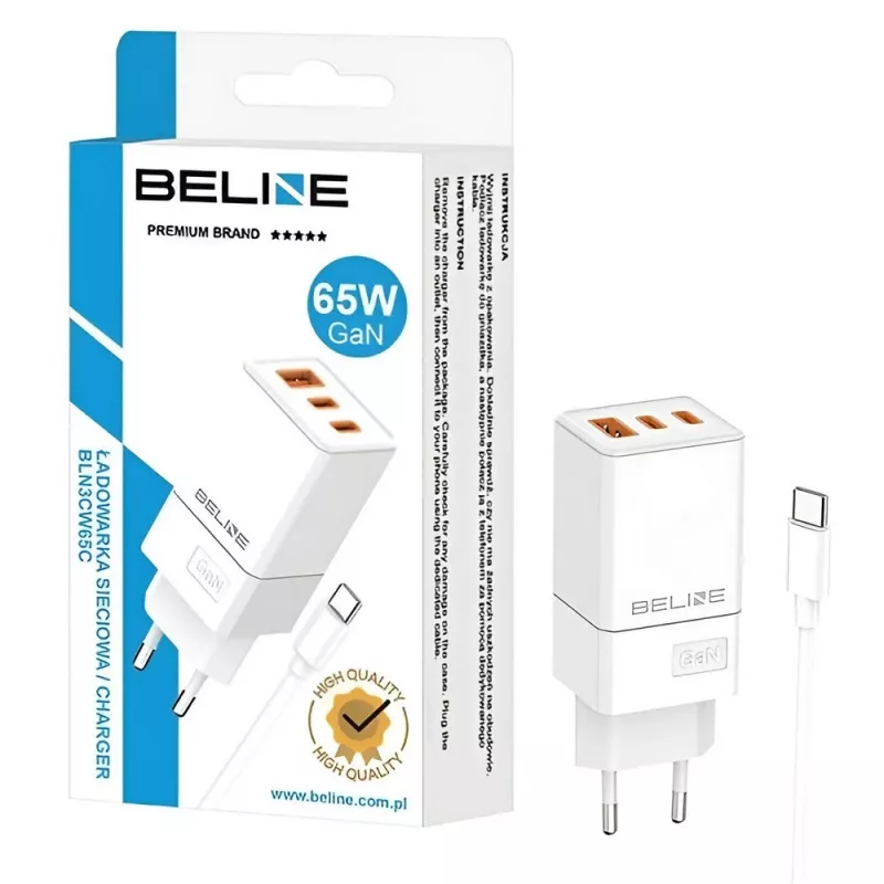 Charger Beline BELI02751 65W 2×USB-C + USB-A