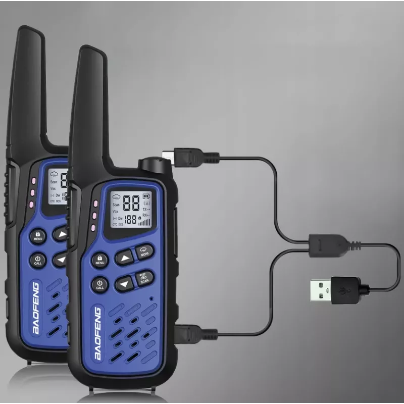 Walkie-Talkie Baofeng BF-T25E Blue, 2 pieces