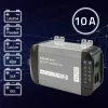 Qoltec 51952 Smart Monolith Battery Charger for LiFePO4/AGM/GEL/SLA, 10A, 24V