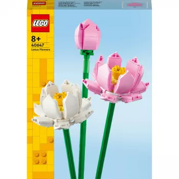 LEGO building set LEGO 40647 Lotus Flowers — Botanical Collection modular model, 220 pieces, height 300 mm, age 8+