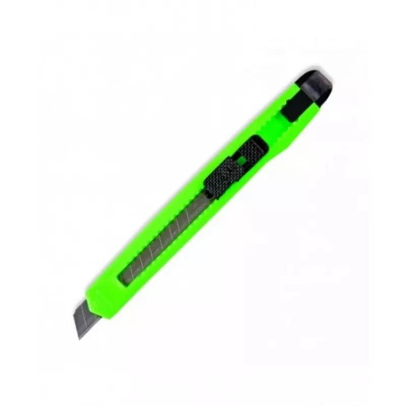 Utility knife FORPUS FO60701 with green snap-off blade, boxed pack of 50