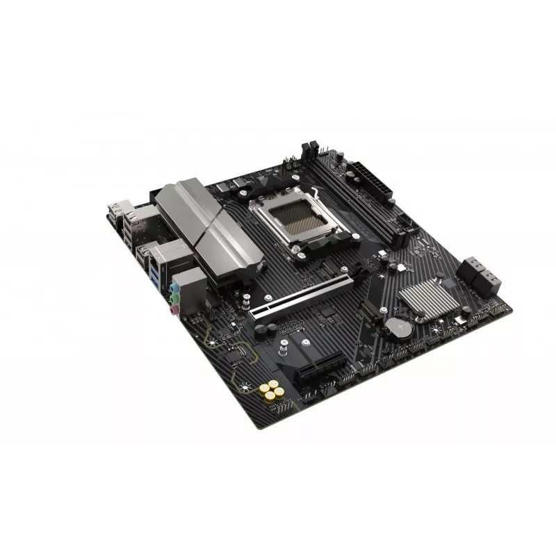 Motherboard Sapphire B650M-E (AMD B650) micro ATX, Socket AM5, DDR5, 2x DIMM, 96GB, 2x M.2 (PCIe5/4), 4x SATA III, 2.5Gb LAN