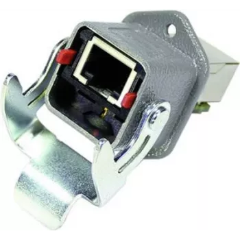 RJ45 cable gland Harting 09452151100 IP67 for Ethernet connections, sealed RJ45 feed-through