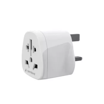 Power adapter GEMBIRD A-AC-UKMINTF — UK Type G plug to IEC C13 inlet, 15A