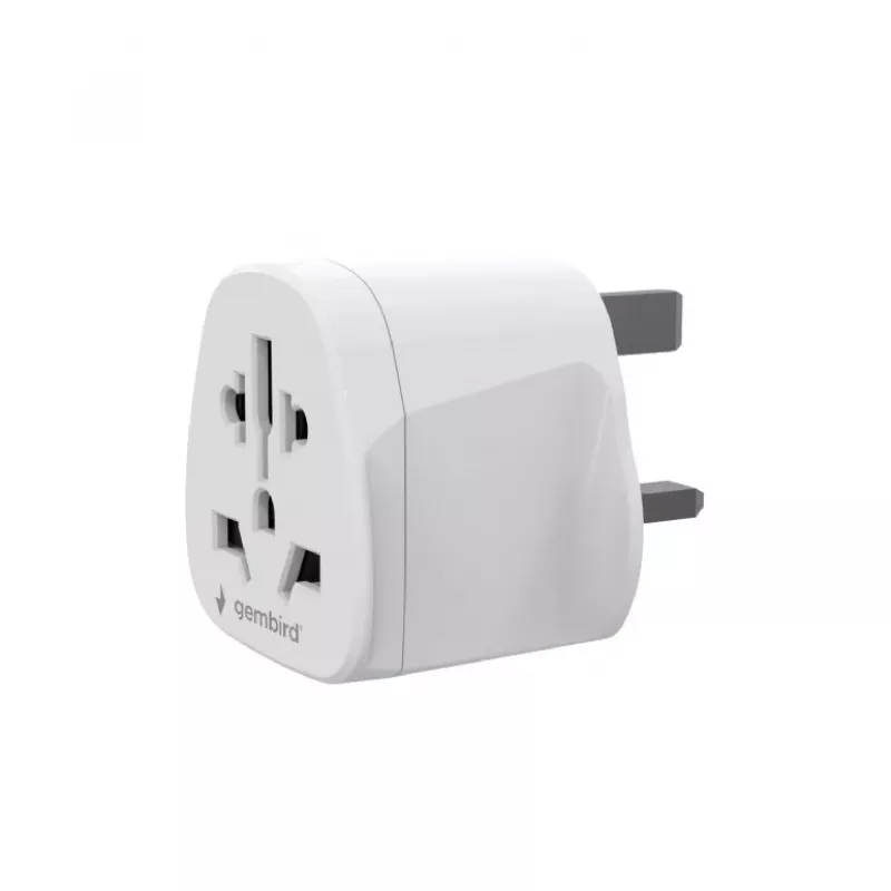 Power adapter GEMBIRD A-AC-UKMINTF — UK Type G plug to IEC C13 inlet, 15A