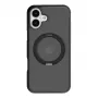 Protective phone case Torras Ostand Pro for iPhone 16 Plus — Black, slim profile, lightweight