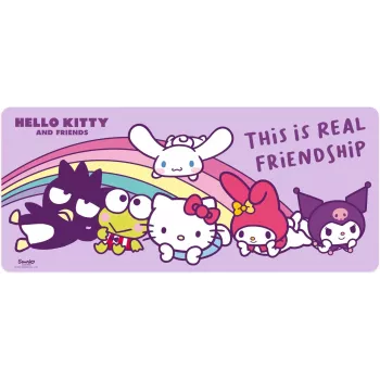 Mouse pad Kids Euroswan 80×30 cm Hello Kitty, large desk mat for mouse and keyboard