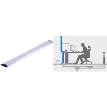 Straight cable tray Bachmann 930.027 Aluminium Silver 1m