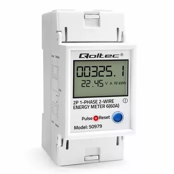 Energy meter QOLTEC Single-phase DIN-rail 230V (MPN 50979)