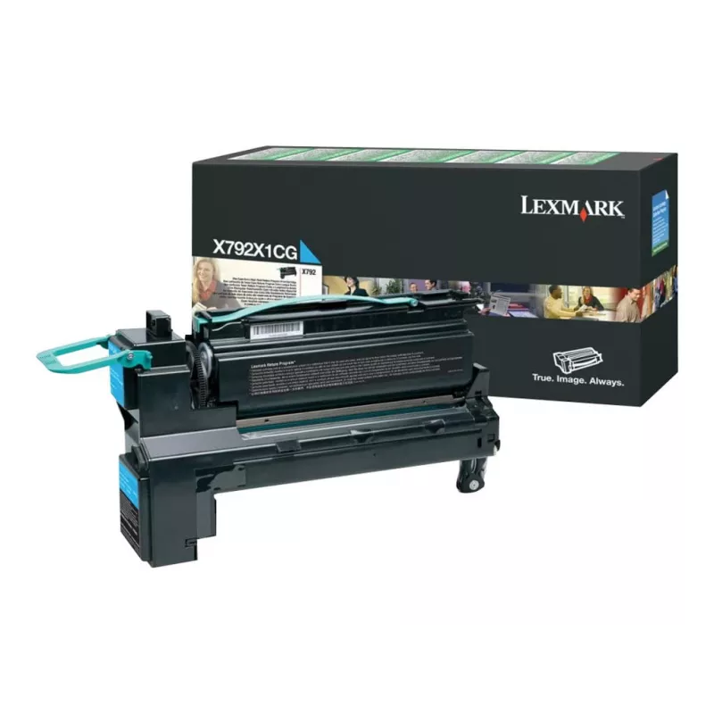 Lexmark X792X1CG - Toner cyan - for X792de, X792dte, X792dtfe, X792dtme, X792dtpe, X792dtse