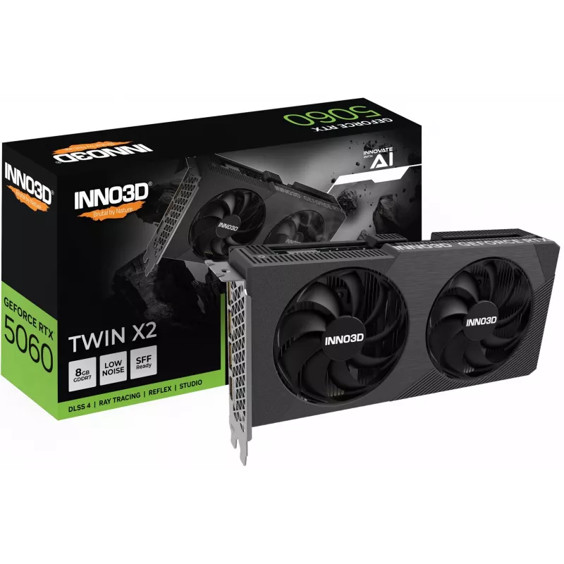 INNO3D GeForce RTX 5060 Twin X2 8GB GDDR7 Graphics Card