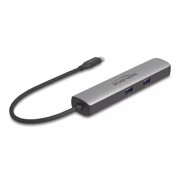 DeLOCK USB Type-C Docking Station 8K HDMI USB 10 Gbps 2.5 Gigabit LAN PD 100W