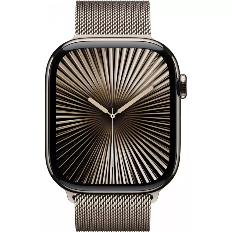 Apple Watch 10 46mm GPS+4G Titanium Milanaise M/L nature/natural