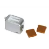 KLEIN Breakfast set silver — children's role-play kitchen breakfast playset
