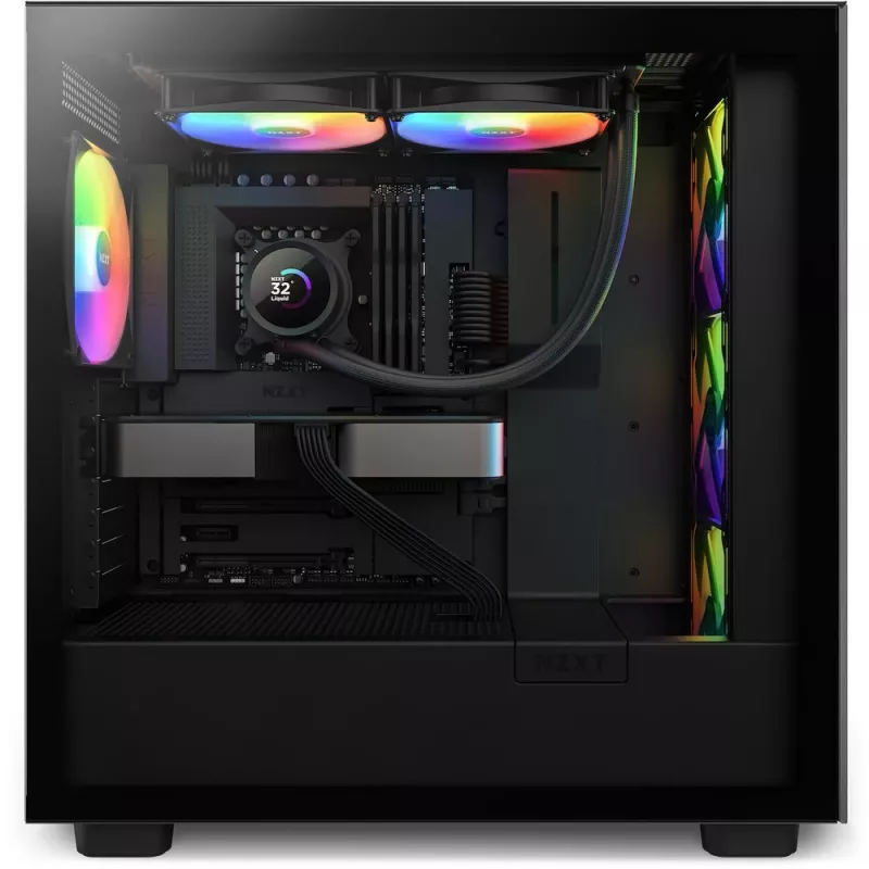 All-in-one liquid cooler NZXT Kraken 280 RGB 14 cm Black