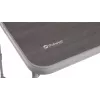 Table Outwell Coledale M Grey — aluminium top and frame, 680×1000 mm, height 56 cm