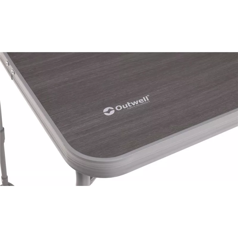 Table Outwell Coledale M Grey — aluminium top and frame, 680×1000 mm, height 56 cm