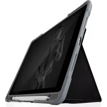 STM Dux Plus DUO Case | Apple iPad 10,2 (2021 - 2019) | black/transparent | STM-222-236JU-01 (STM-222-236JU-01)