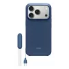 Protective Kickstand Case for iPhone 17 Pro by Apple Beats — MagSafe, Camera Control, fits 6.3 inch screen, Bedrock Blue (Pink)