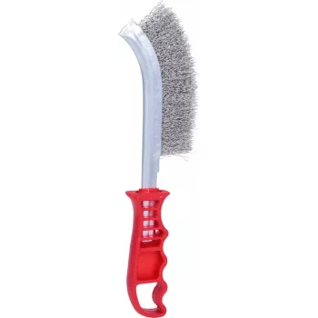 Wire brush ks tools 201.2300, 250 mm, steel bristles, hand-held