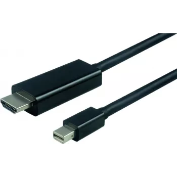 VALUE - Video Cable - DisplayPort / HDMI - Mini DisplayPort (M) to HDMI (M) - 1 m - Shielded - Black (11.99.5795)
