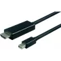 VALUE - Video Cable - DisplayPort / HDMI - Mini DisplayPort (M) to HDMI (M) - 1 m - Shielded - Black (11.99.5795)