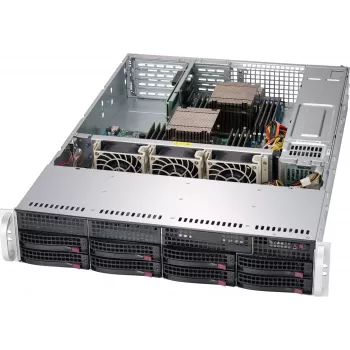 8U Rackmount Chassis Supermicro SuperChassis 825TQC-R802WB with 800W Power Supply