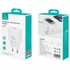 Charger usams USA001630 25W, 1× USB-A + 1× USB-A, fast charging