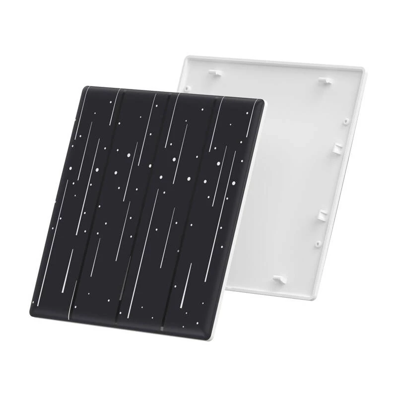 Decorative cover Sonoff T5-4C-86-star for touch switch — model T5-4C-86-star, wall plate for 86×86 mm mounting