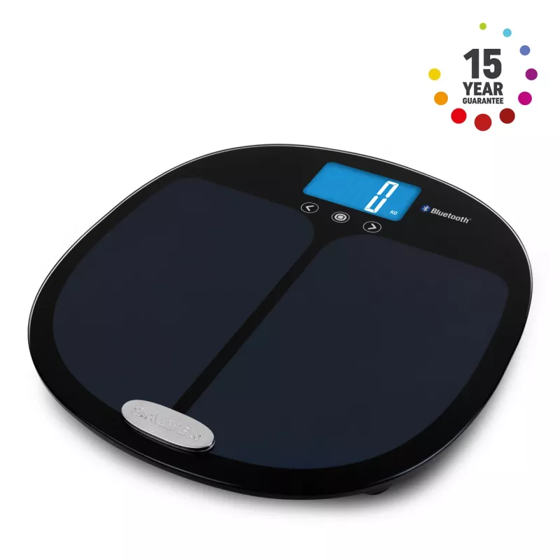 Bathroom Scale Salter 9192 BK3R Curve Bluetooth Smart Analyser