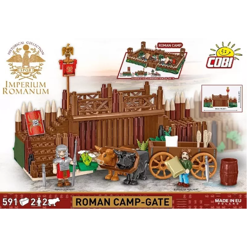Cobi building set Imperium Romanum — Roman Camp Gate, 591 pieces