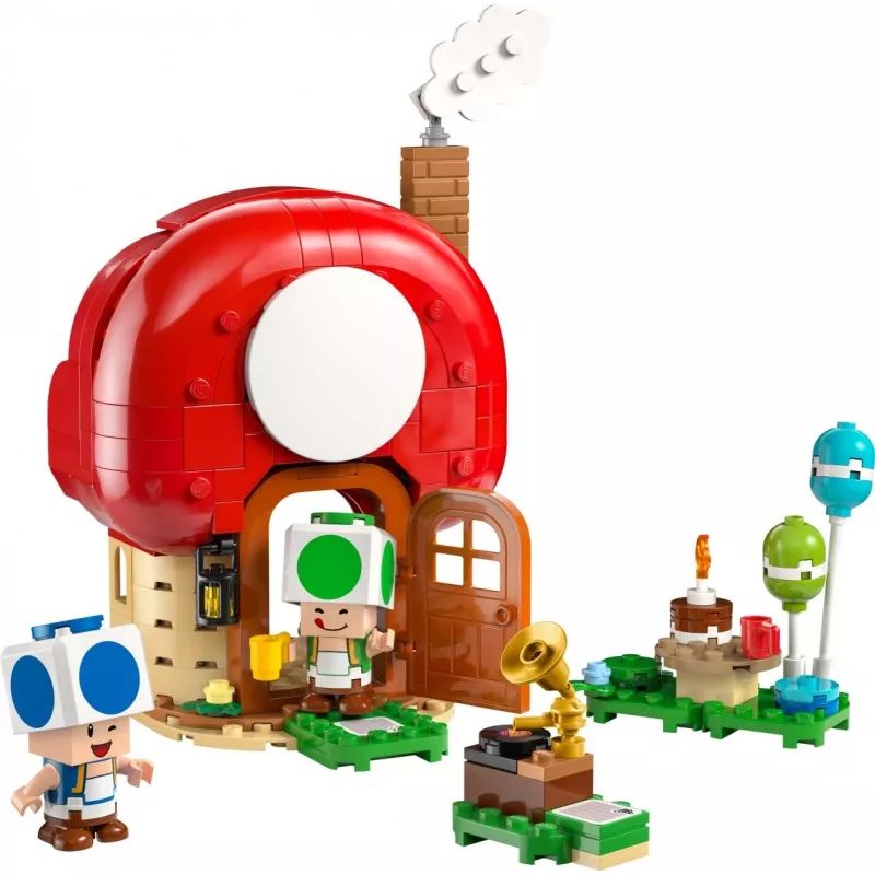 Construction toy LEGO Super Mario Party at the Toad House set 72041 with interactive play features