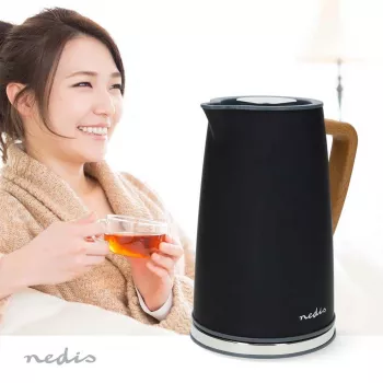 Electric kettle Nedis KAWK510EBK 1.7 L 2200 W Black