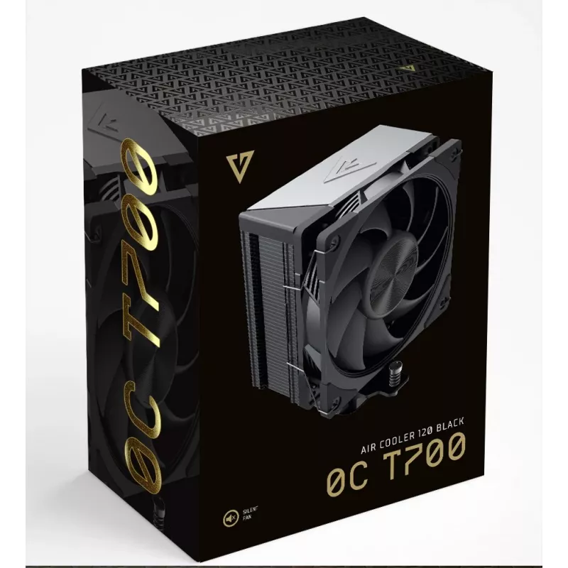 MODECOM Volcano 0C T700 Processor Air cooler 12 cm Black