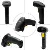 Handheld 1D/2D wired barcode scanner QOLTEC 50853 — USB, ABS housing, 1.65 m cable, 97×65×167 mm, 105 g