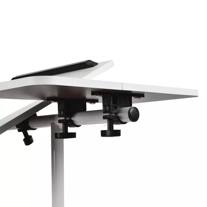 Maclean mobile desk/laptop stand, white, height adjustment 59-89cm, max. 30kg , MC-121 W